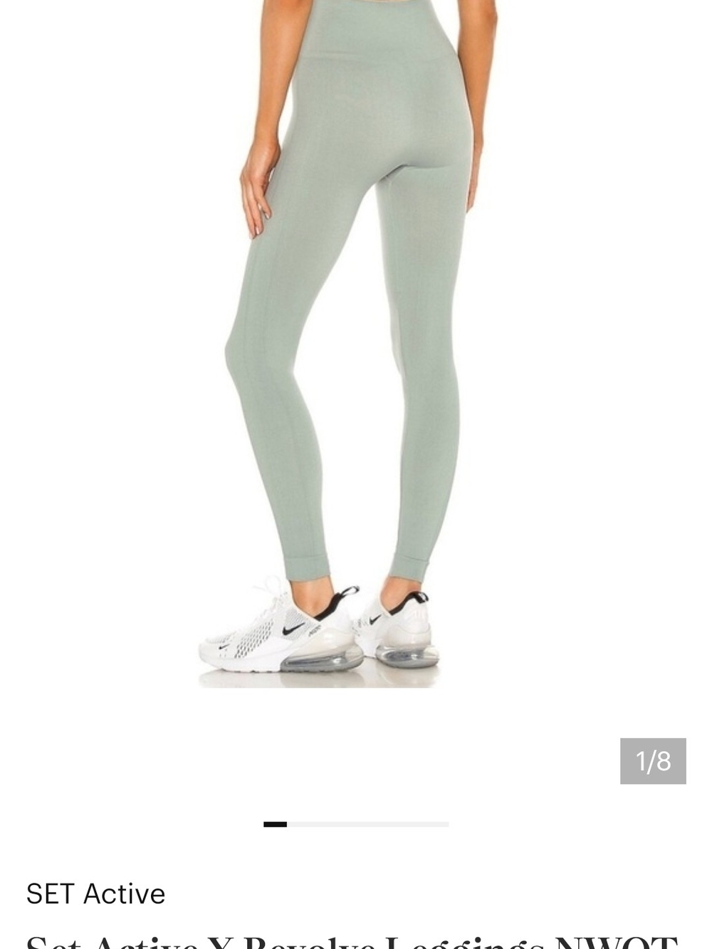 SET Active Sage Green High-Rise Seamless Leggings